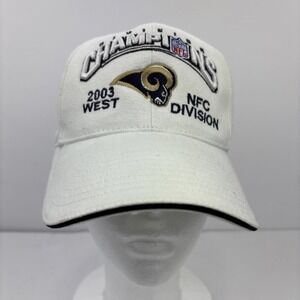 NFL Rams 2003 NFC West Division Champions‎ Cap Reebok On Field Football Hat